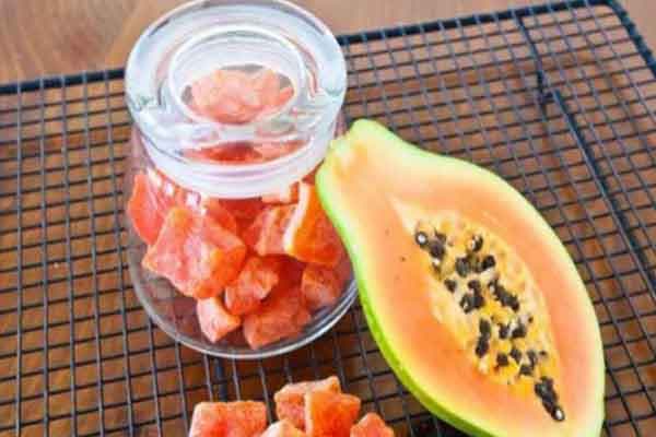 Dehydrated Papaya